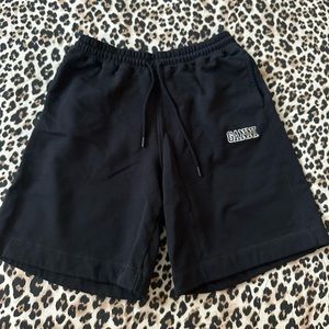 Ganni software shorts size Large black EC